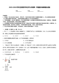 2023-2024学年北京四中学化学九年级第一学期期末调研模拟试题含答案