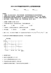 2023-2024学年南京市旭东中学九上化学期末联考试题含答案