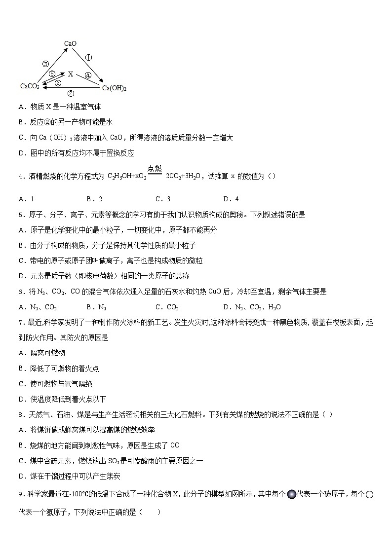 2023-2024学年呼和浩特市第六中学九年级化学第一学期期末学业质量监测试题含答案第2页