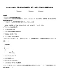 2023-2024学年吉林省长春市榆树市化学九年级第一学期期末联考模拟试题含答案