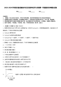 2023-2024学年四川省成都金牛区五校联考化学九年级第一学期期末统考模拟试题含答案