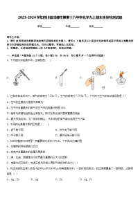 2023-2024学年四川省成都市第第十八中学化学九上期末质量检测试题含答案