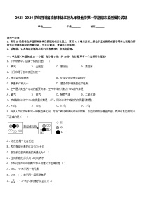 2023-2024学年四川省成都市锦江区九年级化学第一学期期末监测模拟试题含答案