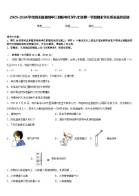 2023-2024学年四川省德阳中江县联考化学九年级第一学期期末学业质量监测试题含答案