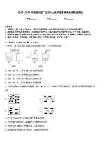 2023-2024学年四川省广元市九上化学期末教学质量检测试题含答案