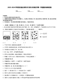 2023-2024学年四川省达州市开江县九年级化学第一学期期末调研试题含答案