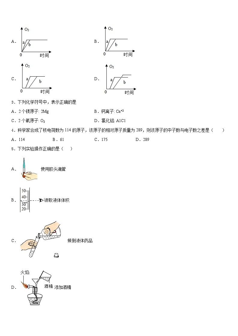 黑龙江省大庆市大庆中学2023-2024学年九年级化学第一学期期末复习检测试题含答案02