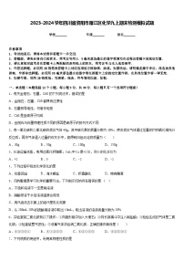 2023-2024学年四川省资阳市雁江区化学九上期末检测模拟试题含答案