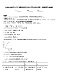 2023-2024学年四川省资阳市雁江区迎丰祥九年级化学第一学期期末统考试题含答案