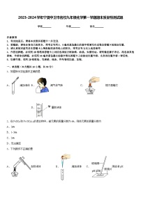 2023-2024学年宁夏中卫市名校九年级化学第一学期期末质量检测试题含答案