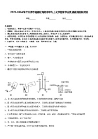 2023-2024学年天津市南开区育红中学九上化学期末学业质量监测模拟试题含答案