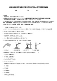 2023-2024学年安徽省合肥市四十五中学九上化学期末联考试题含答案