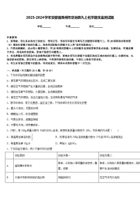 2023-2024学年安徽省滁州市定远县九上化学期末监测试题含答案