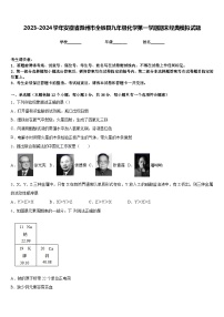 2023-2024学年安徽省滁州市全椒县九年级化学第一学期期末经典模拟试题含答案