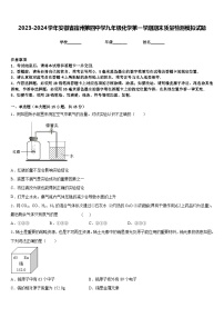 2023-2024学年安徽省宿州第四中学九年级化学第一学期期末质量检测模拟试题含答案