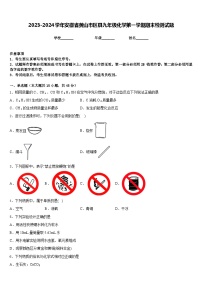 2023-2024学年安徽省黄山市区县九年级化学第一学期期末检测试题含答案