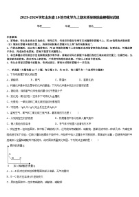 2023-2024学年山东省16地市化学九上期末质量跟踪监视模拟试题含答案