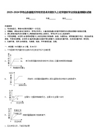 2023-2024学年山东省临沂市经济技术开发区九上化学期末学业质量监测模拟试题含答案