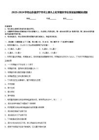 2023-2024学年山东省济宁市坟上县九上化学期末学业质量监测模拟试题含答案