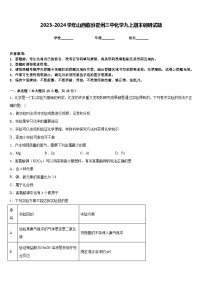 2023-2024学年山西临汾霍州三中化学九上期末调研试题含答案