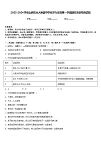 2023-2024学年山西农业大附属中学化学九年级第一学期期末质量检测试题含答案