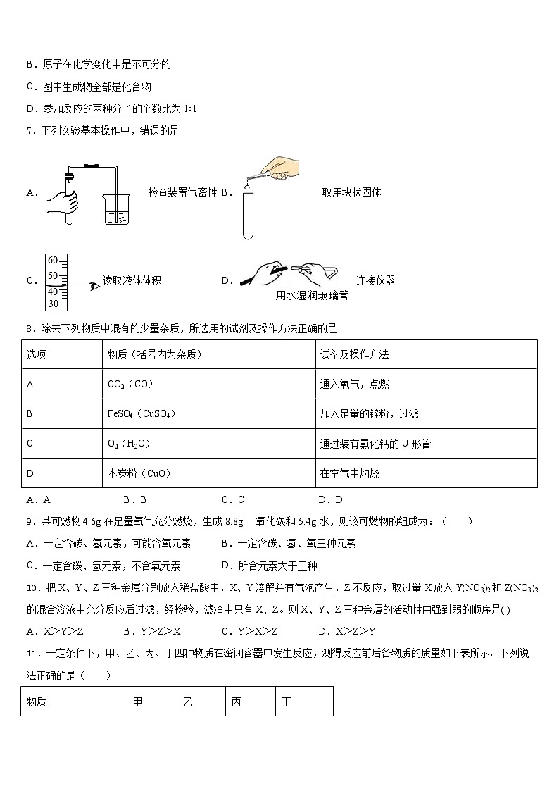 2023-2024学年广东省广州天河区七校联考九上化学期末复习检测试题含答案第2页
