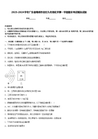 2023-2024学年广东省梅州市名校九年级化学第一学期期末考试模拟试题含答案