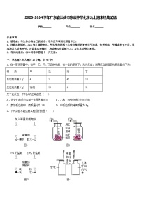 2023-2024学年广东省汕头市东厦中学化学九上期末经典试题含答案