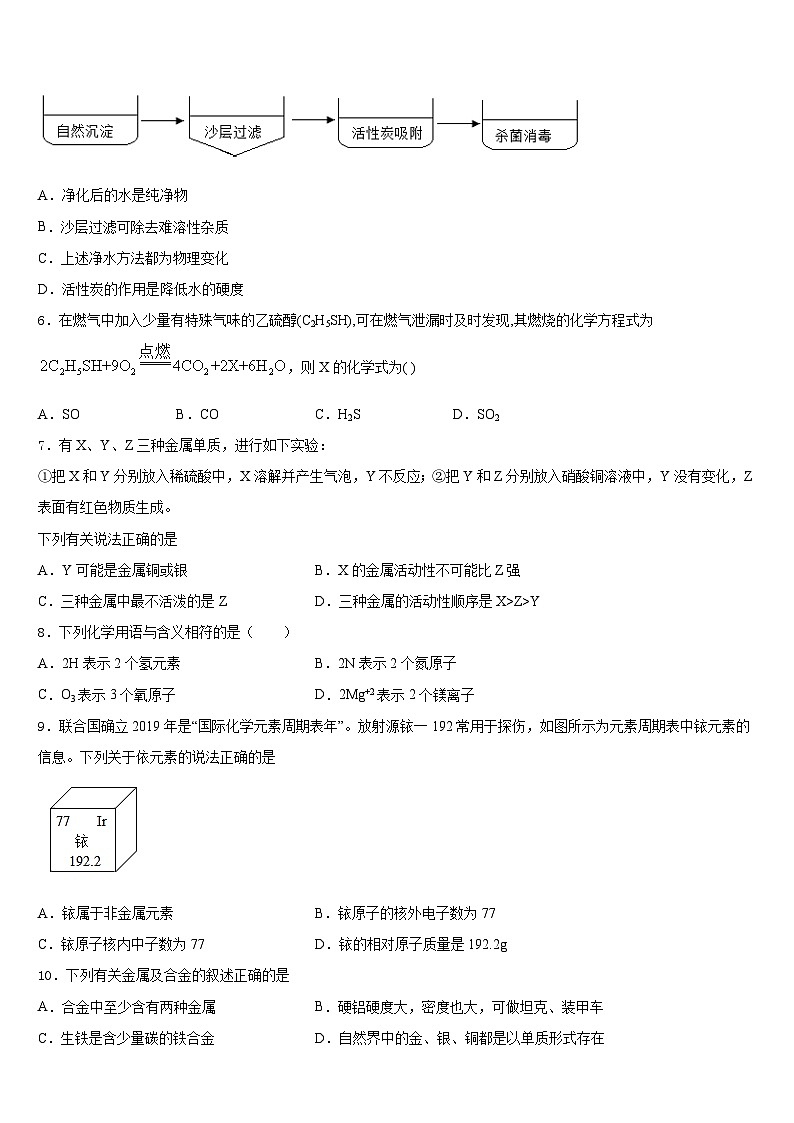 2023-2024学年广东省韶关市乳源瑶族自治县九年级化学第一学期期末学业质量监测试题含答案第2页