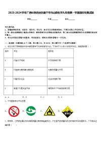 2023-2024学年广西壮族自治区南宁市马山县化学九年级第一学期期末经典试题含答案