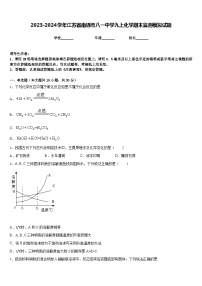 2023-2024学年江苏省南通市八一中学九上化学期末监测模拟试题含答案