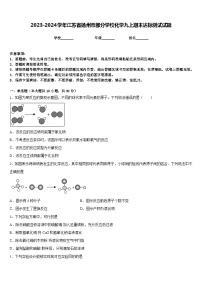 2023-2024学年江苏省扬州市部分学校化学九上期末达标测试试题含答案