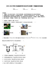 2023-2024学年江苏省扬州市邗江区化学九年级第一学期期末统考试题含答案