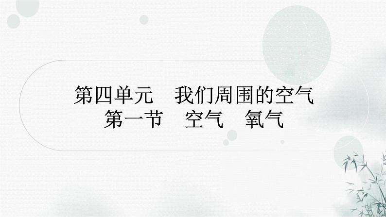 鲁教版中考化学复习第四单元我们周围的空气第一节空气氧气课件01