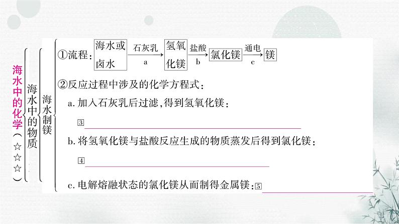 鲁教版中考化学复习第八单元海水中的化学课件第3页