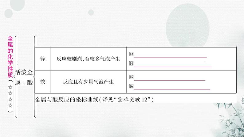 鲁教版中考化学复习第九单元金属第二节金属的化学性质课件第4页