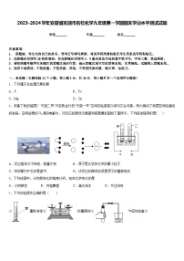 2023-2024学年安徽省芜湖市名校化学九年级第一学期期末学业水平测试试题含答案