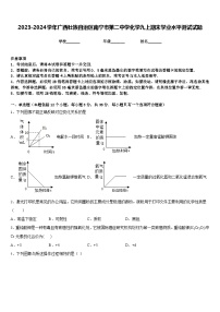 2023-2024学年广西壮族自治区南宁市第二中学化学九上期末学业水平测试试题含答案