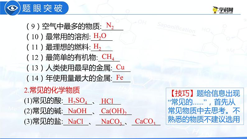 专题06 物质的转化与推断（复习课件）-2022年中考化学二轮复习讲练测06