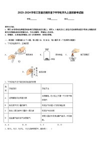 2023-2024学年江苏省无锡市港下中学化学九上期末联考试题含答案