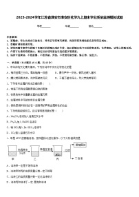 2023-2024学年江苏省淮安市淮安区化学九上期末学业质量监测模拟试题含答案