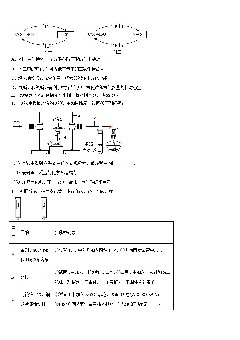 2023-2024学年江苏省苏州市昆山市化学九上期末教学质量检测试题含答案03