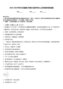 2023-2024学年江苏省镇江市镇江实验学校九上化学期末检测试题含答案