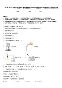 2023-2024学年江苏省靖江市城南新区中学九年级化学第一学期期末达标测试试题含答案