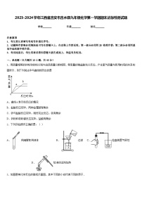 2023-2024学年江西省吉安市吉水县九年级化学第一学期期末达标检测试题含答案