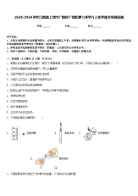 2023-2024学年江西省上饶市广信区广信区第七中学九上化学期末检测试题含答案