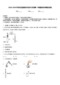 2023-2024学年河北省保定市化学九年级第一学期期末统考模拟试题含答案