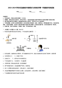 2023-2024学年河北省保定市竞秀区九年级化学第一学期期末检测试题含答案