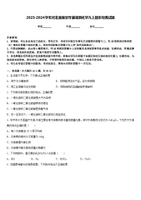 2023-2024学年河北省保定市满城县化学九上期末经典试题含答案