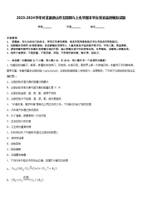 2023-2024学年河北省唐山市玉田县九上化学期末学业质量监测模拟试题含答案